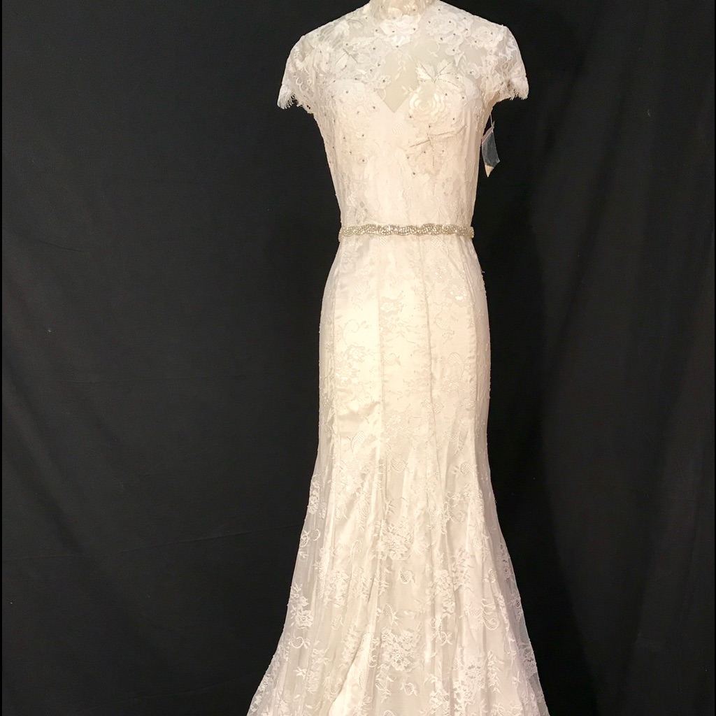 Designer Wedding Dress 12 Designer Ivory Silk Designer Bowen Dryden Dramatic New